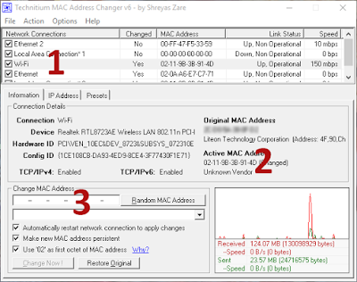 program for change mac address