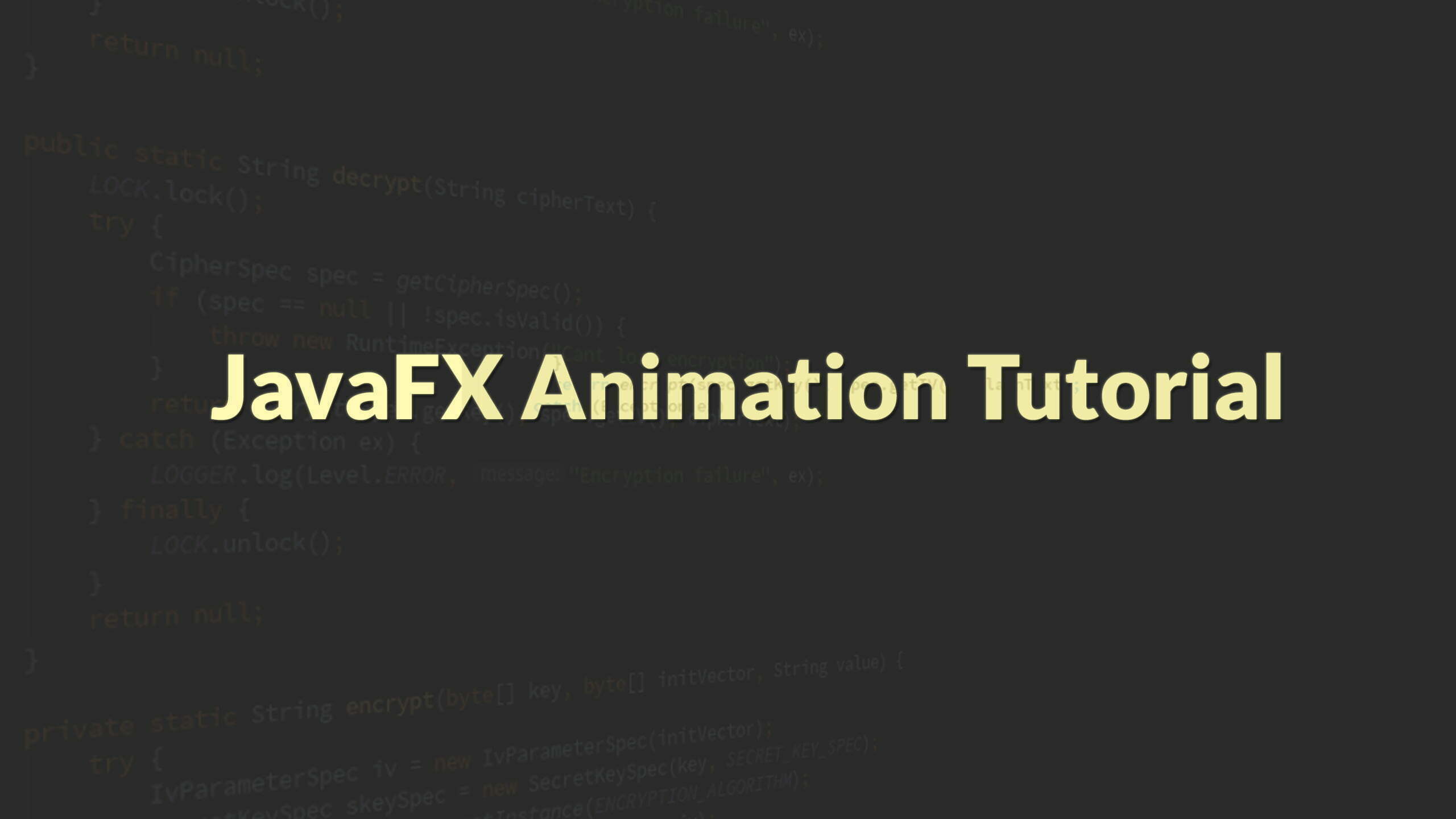 java 3d animation code
