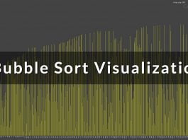 Bubble sort visualization