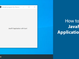JavaFX Application Icon Tutorial