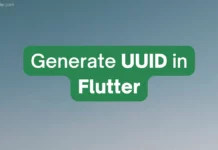 How to generate UUID in dart / flutter UUID in flutter
