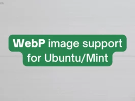 WebP image support in Linux